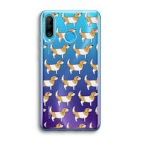 Doggy: Huawei P30 Lite Transparant Hoesje Doggy: Huawei P30 Lite Transparant Hoesje