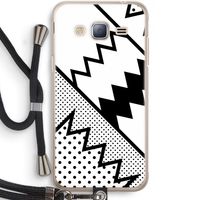 Pop Art #5: Samsung Galaxy J3 (2016) Transparant Hoesje met koord
