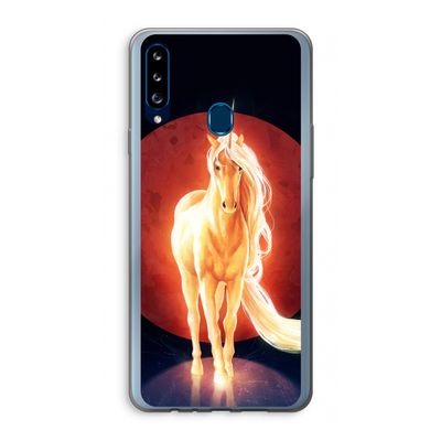 Last Unicorn: Samsung Galaxy A20s Transparant Hoesje
