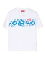 Diesel Kids t-shirt Tyros Over à imprimé graphique - Blanc