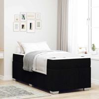 Bedframe Zwart 90 x 190 cm Stof