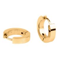 Kalli Oorringen Platte Buis Goud 0.9 cm | 1814