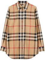 Burberry chemise en coton à motif Vintage Check - Tons neutres