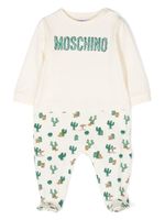 Moschino Kids pyjama à logo imprimé - Tons neutres