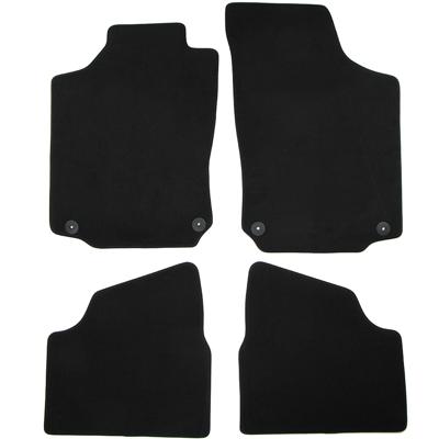 Velours Automatten passend voor Opel Corsa C 2001-2005 4-deli HL1562124