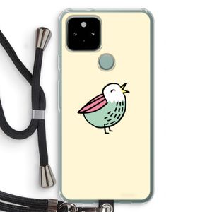 Birdy: Pixel 5 Transparant Hoesje met koord
