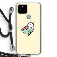 Birdy: Pixel 5 Transparant Hoesje met koord