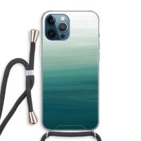 Ocean: iPhone 12 Pro Max Transparant Hoesje met koord