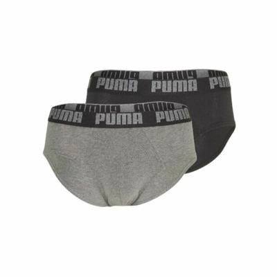 Pakket met onderbroeken Puma Basic Grijs 2 Onderdelen - Maat: S