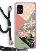 Sweet heaven geometrics: Samsung Galaxy A51 5G Transparant Hoesje met koord