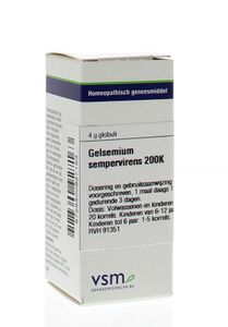 VSM Gelsemium sempervirens 200K (4 gr)