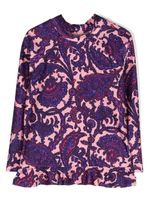 ZIMMERMANN Kids haut à motif cachemire - Violet