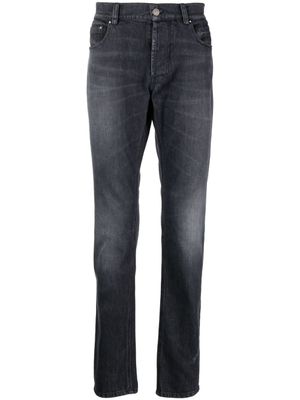 Roberto Cavalli jean en coton à coupe droite - Bleu