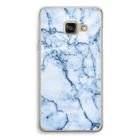 Blauw marmer: Samsung A3 (2017) Transparant Hoesje