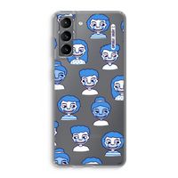 Gezichtjes: Samsung Galaxy S21 Transparant Hoesje