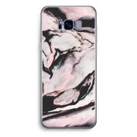 Roze stroom: Samsung Galaxy S8 Plus Transparant Hoesje