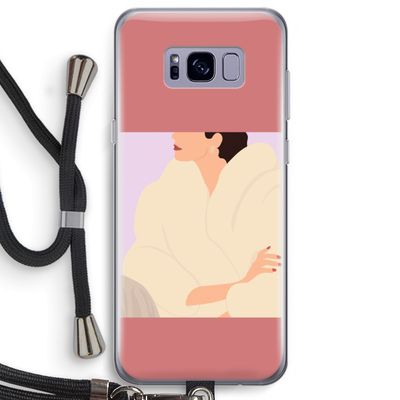 Cosy: Samsung Galaxy S8 Plus Transparant Hoesje met koord