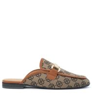 Babouche Nea beige cognac Textiel Dames