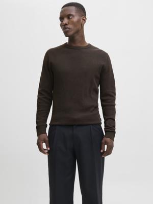 Jack & Jones Jjeglobe Knit Crew Neck Noos Trui Delicioso