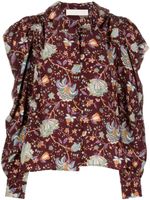 Ulla Johnson blouse en soie Dara à fleurs - Rouge - thumbnail