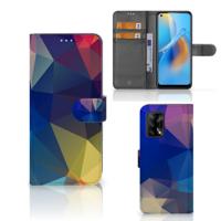 OPPO A74 4G | Book Case | Polygon Dark