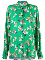 MSGM chemise à fleurs - Vert