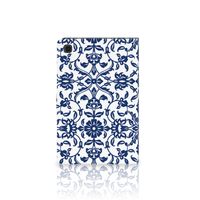 Samsung Galaxy Tab A7 (2020) Tablet Cover Flower Blue