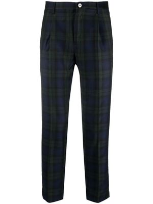 Incotex pantalon chino à carreaux - Bleu