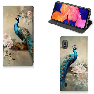 Hoesje maken voor Samsung Galaxy A10 Vintage Pauwen