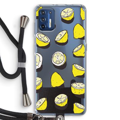 When Life Gives You Lemons...: Motorola Moto G9 Plus Transparant Hoesje met koord
