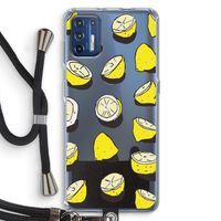 When Life Gives You Lemons...: Motorola Moto G9 Plus Transparant Hoesje met koord