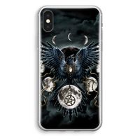 Sinister Wings: iPhone X Transparant Hoesje