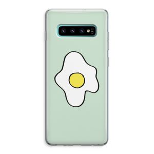 Spiegelei: Samsung Galaxy S10 Plus Transparant Hoesje