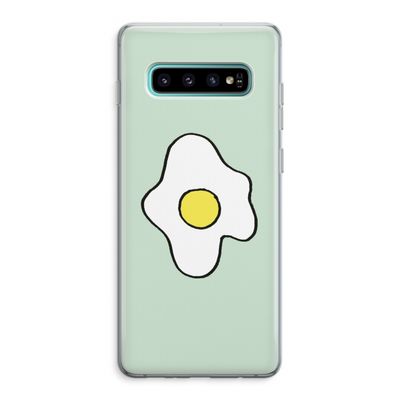 Spiegelei: Samsung Galaxy S10 Plus Transparant Hoesje