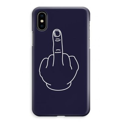 F**k U: iPhone XS Max Volledig Geprint Hoesje