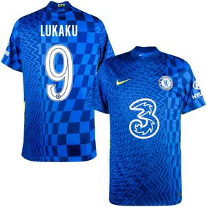 Chelsea Shirt Thuis 2021-2022 + Lukaku 9 (Cup Bedrukking)