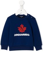 DSQUARED2 KIDS sweat à logo imprimé - Bleu - thumbnail