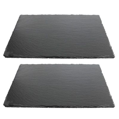 4x Leisteen serveerplanken/onderzetters 30 x 40 cm