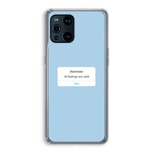 Reminder: Oppo Find X3 Pro Transparant Hoesje