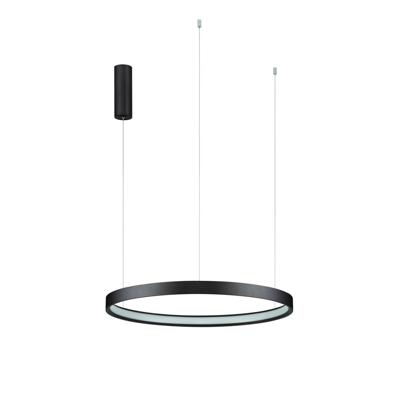 Lyora Strakke hanglampPerrine Ø 60cm koffie bruin - 9345648
