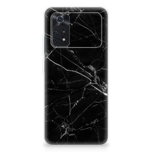 Xiaomi Poco M4 Pro 4G TPU Siliconen Hoesje Marmer Zwart - Origineel Cadeau Vader