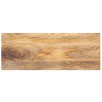 Tafelblad rechthoekig 80x40x2,5 cm massief mangohout