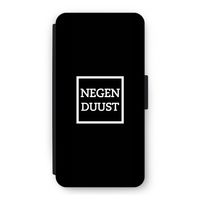 Negenduust black: iPhone 12 Flip Hoesje