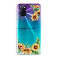 Zonnebloemen: Oppo A72 Transparant Hoesje