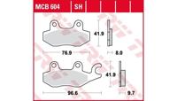 TRW remblokken "mcb 604" brake pad mcb 604 sh sintered metal