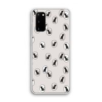 Miauw: Samsung Galaxy S20 Transparant Hoesje