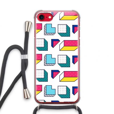 8-bit N°7: iPhone SE 2020 Transparant Hoesje met koord
