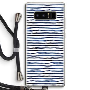 Verrassende lijnen: Samsung Galaxy Note 8 Transparant Hoesje met koord