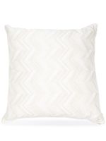 Missoni Home coussin à motif zigzag - Tons neutres - thumbnail