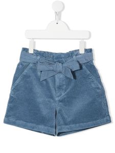 POLO RALPH LAUREN KIDS short en velours côtelé à détail de nœud - Bleu